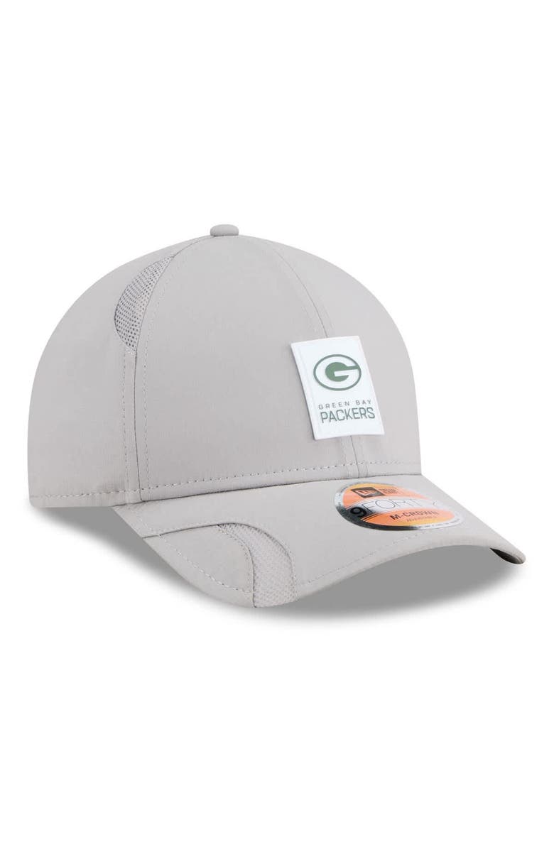 New Era Men's New Era Gray Green Bay Packers 2025 Sideline M-Crown 9FORTY Adjustable Hat, Alternate, color, Gray