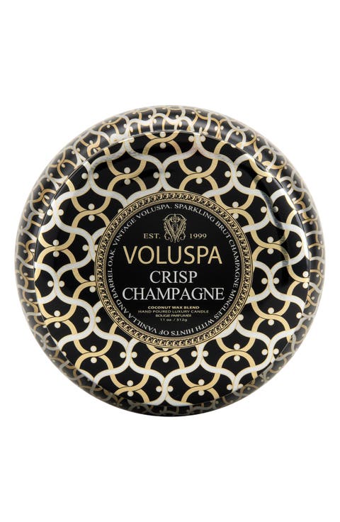 Maison Noir Crisp Champagne Maison Metallo Two-Wick Candle