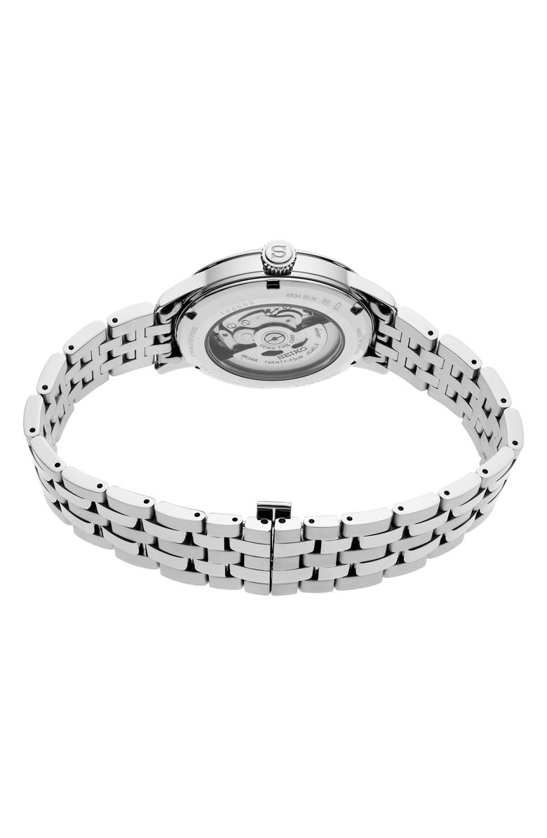 SEIKO WATCHES Presage Cocktail Time Automatic GMT Bracelet Watch, 40.5mm, Alternate, color, Blue