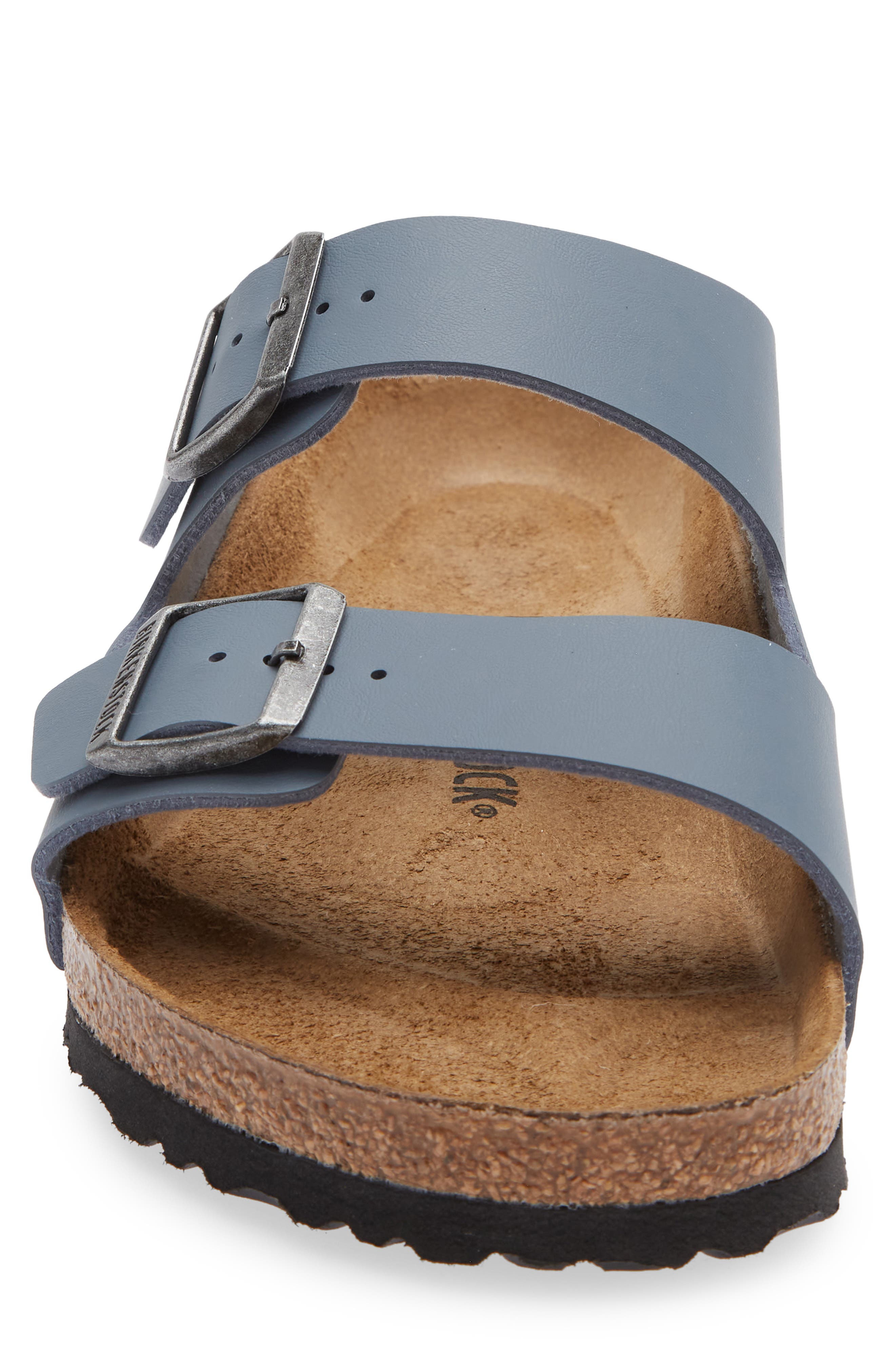 Birkenstock Arizona Birko-Flor Slide Sandal, Alternate, color, Gray