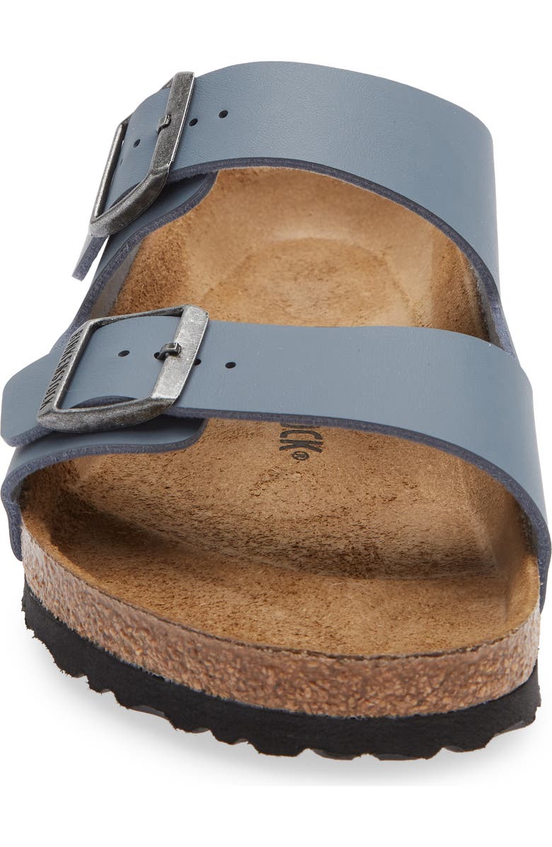 Birkenstock Arizona Birko-Flor Slide Sandal, Alternate, color, Gray