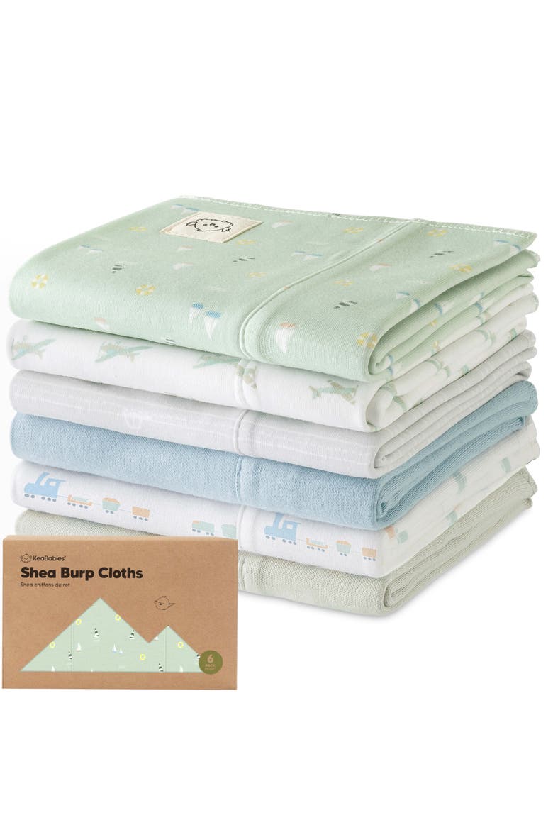 Shea Burp Cloths, Main, color, Vessels