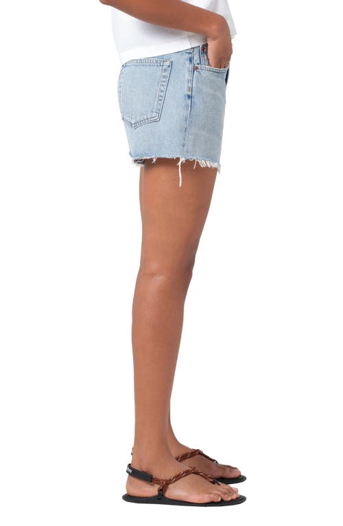 Agolde Womens Organic Cotton Light Wash Denim Skirt In Replica
