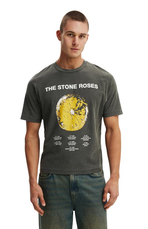 Men's Cropped Fit Music T-Shirt