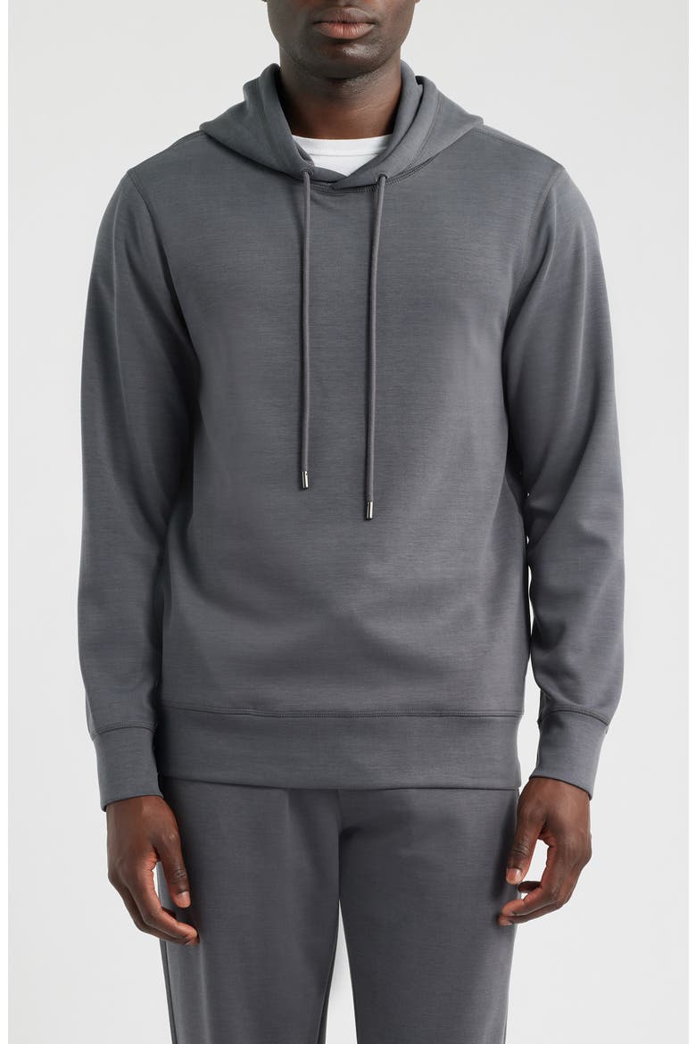 Drawstring Hoodie, Main, color, CHARCOAL