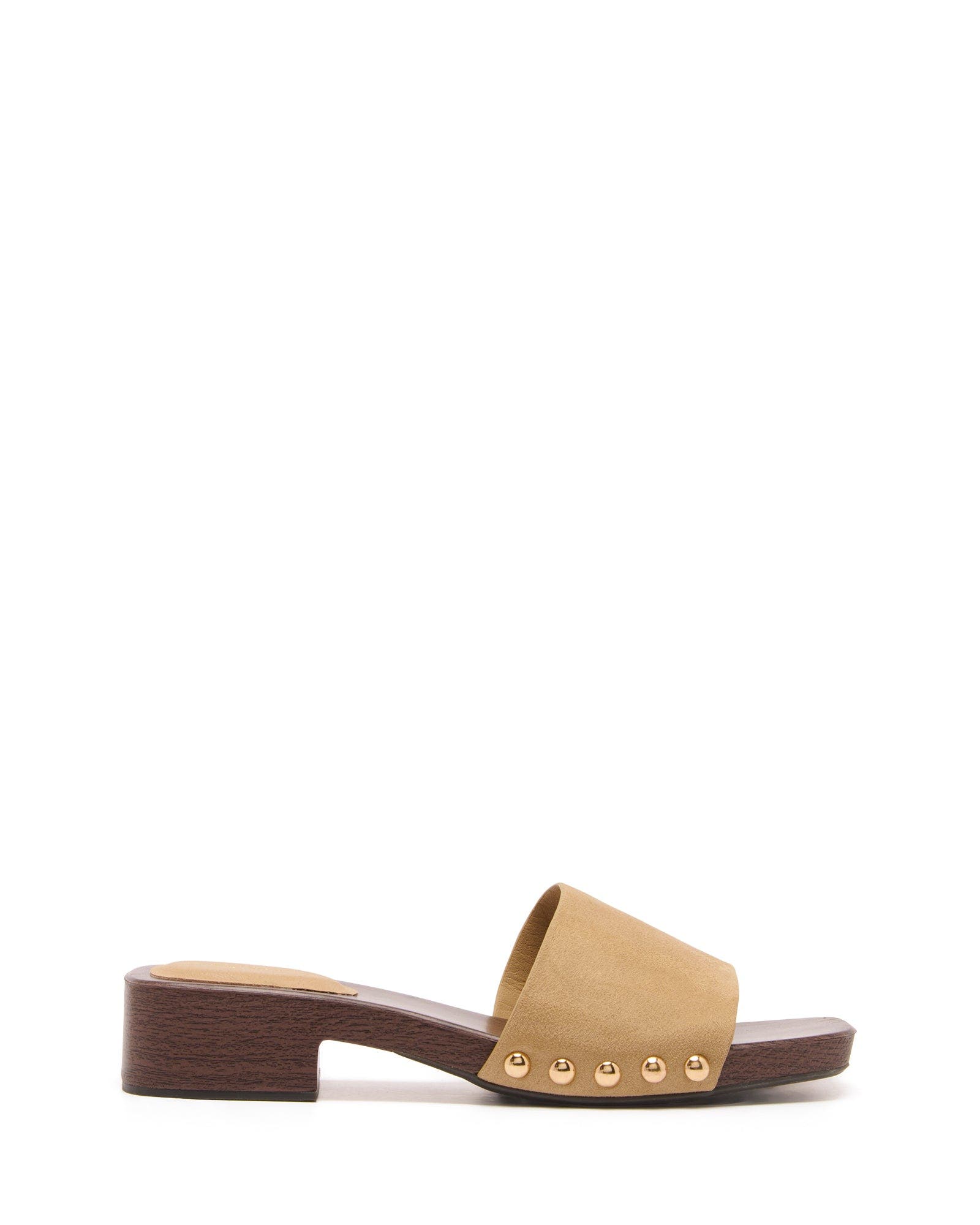 Zane Open Square Toe Sandal, Alternate, color, CASHEW FAUX SUEDE