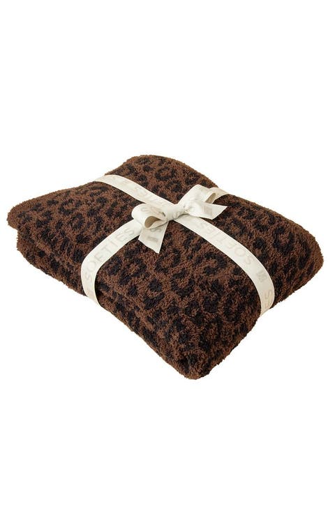 Wildly Soft Marshmallow Leopard Blanket
