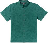 Billabong Sunshine Garage Stripe Short Sleeve Button-Up Shirt