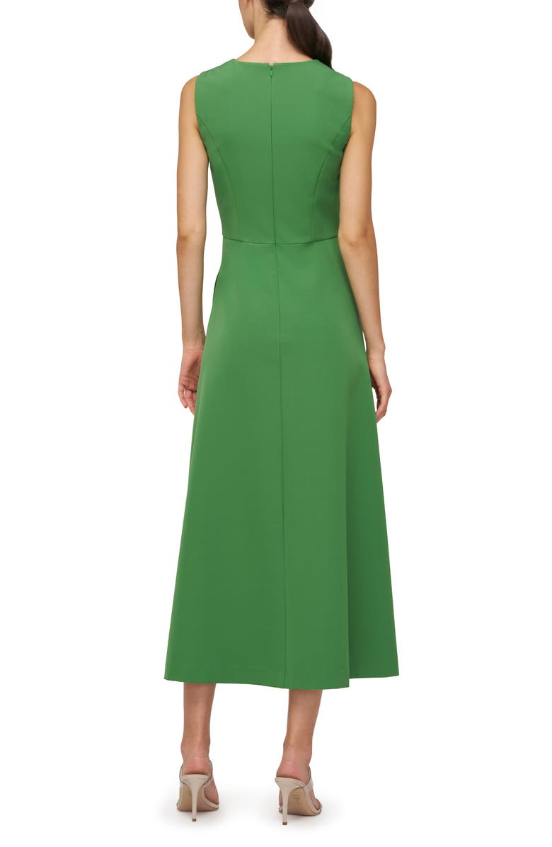 Kay Unger Blossom Embroidery Detail Cocktail Dress, Alternate, color, Lush Green