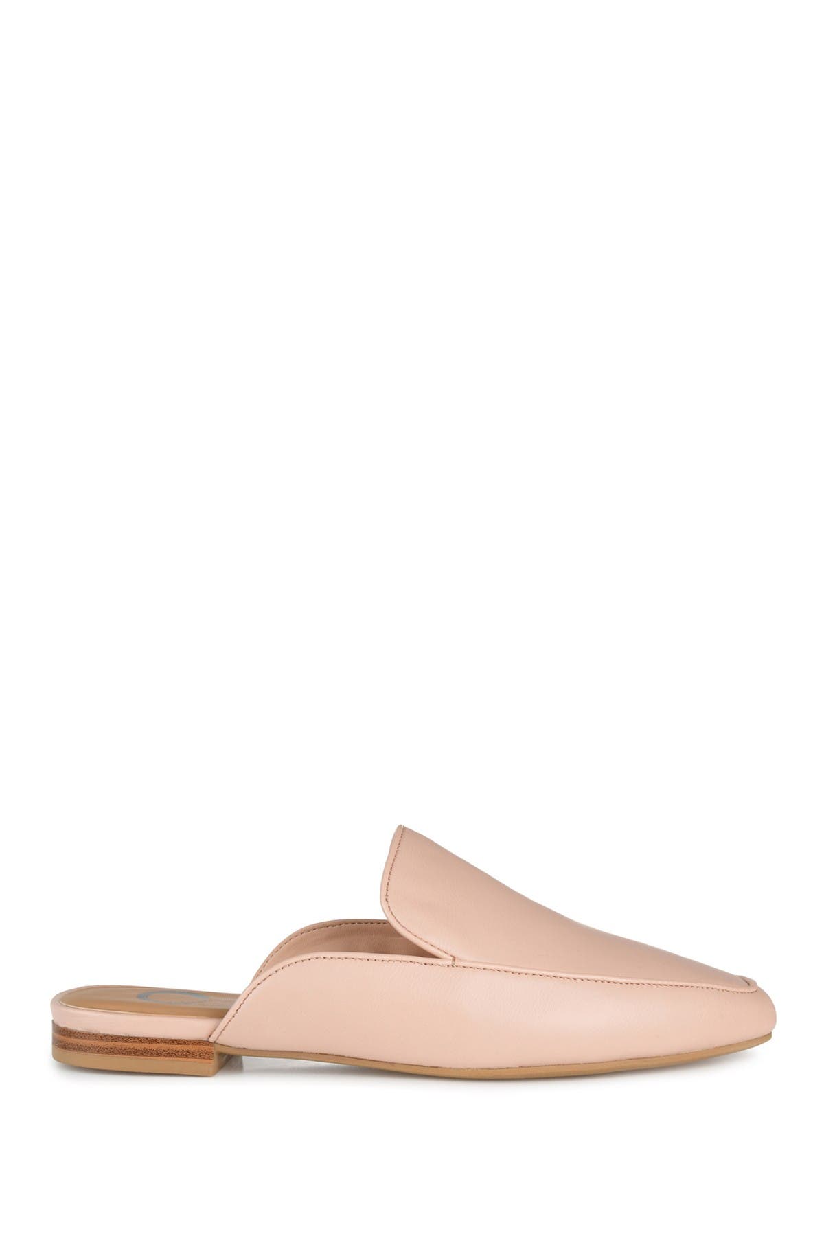 JOURNEE Akza Flat Mule, Alternate, color, BLUSH