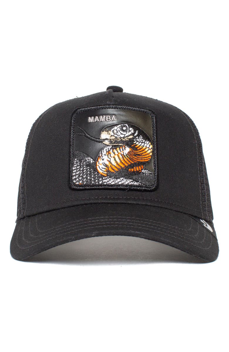 Goorin Bros. Mamba Snake Patch Trucker Hat, Alternate, color,
