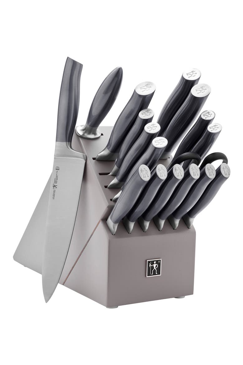 Graphite Stainless Steel Knife Block 18-Piece Set, Alternate, color, GRAPHITE