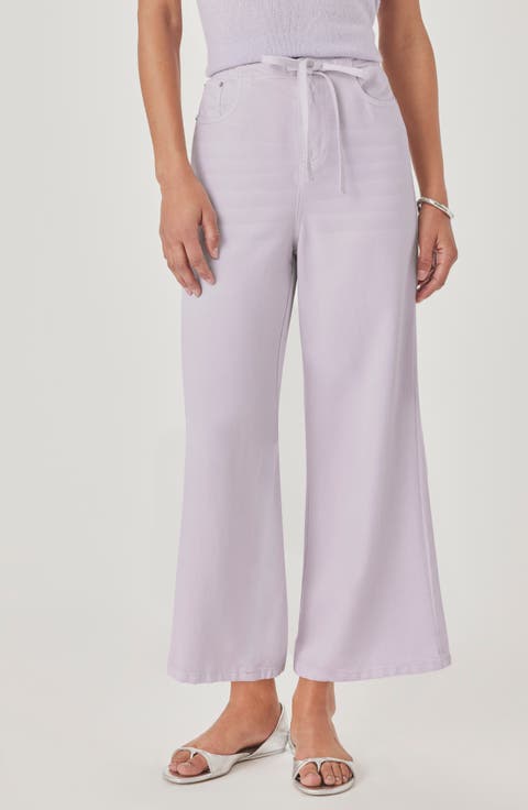 Women's Purple Cropped & Capri Pants | Nordstrom