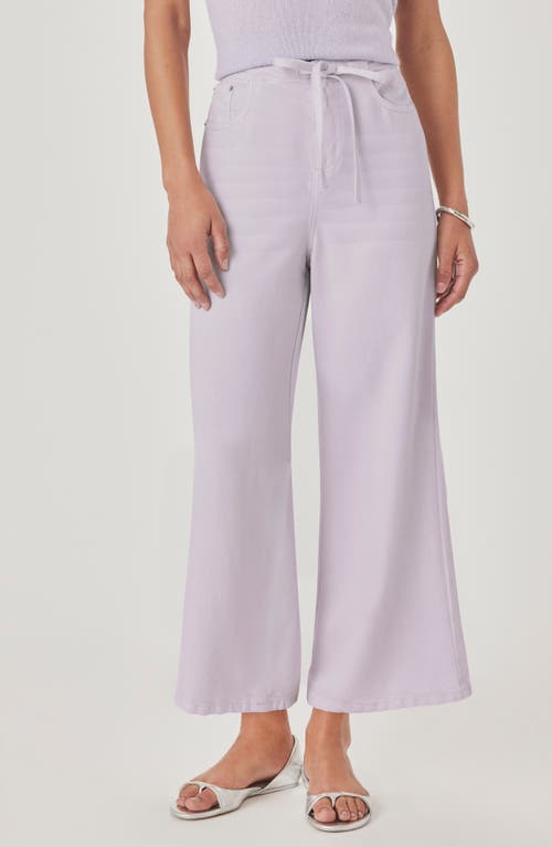Splendid Lounge Wide Leg Crop Jeans In Pink