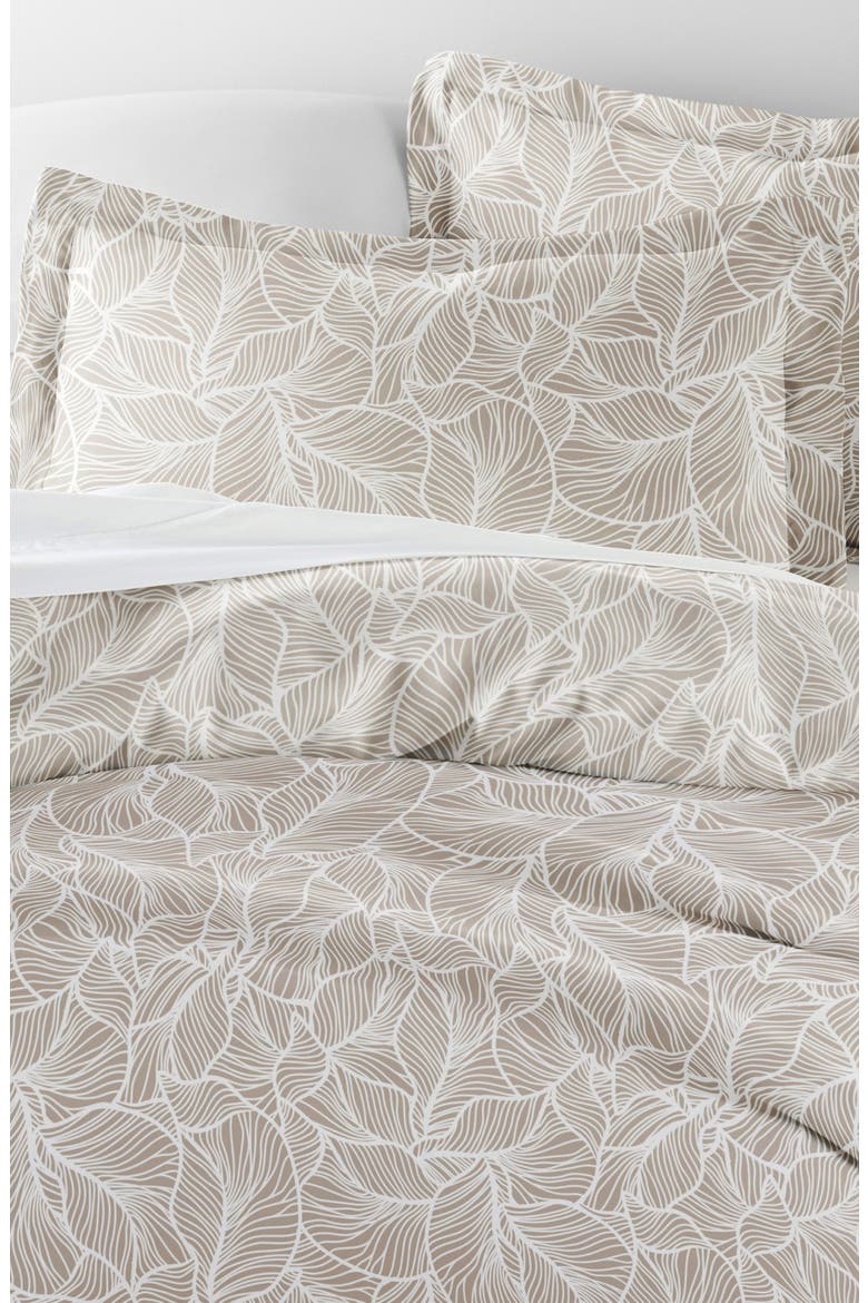 Patterned Duvet Set, Alternate, color, TAUPE