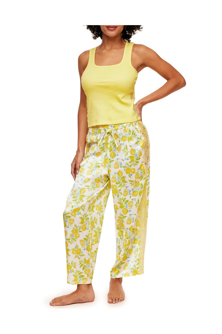 Delenia Pajama Sleep Set, Main, color, Novelty white