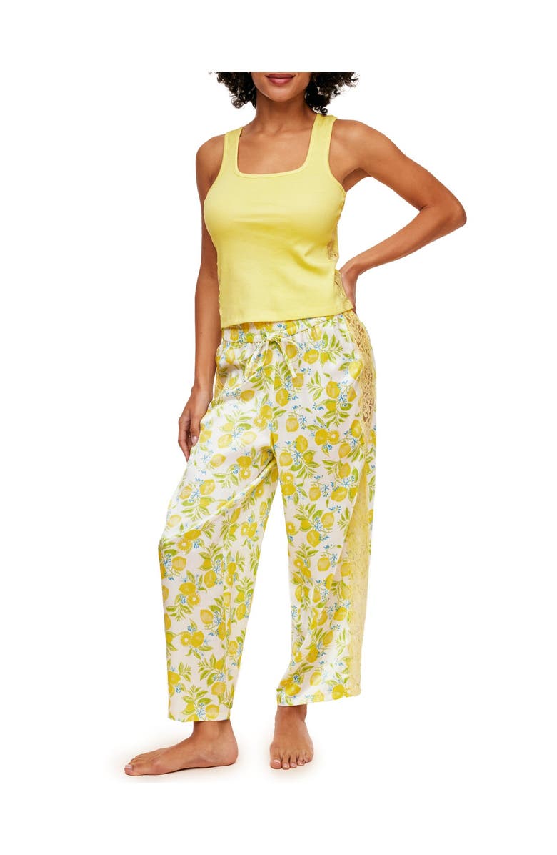 Adore Me Delenia Pajama Sleep Set, Main, color, Novelty White