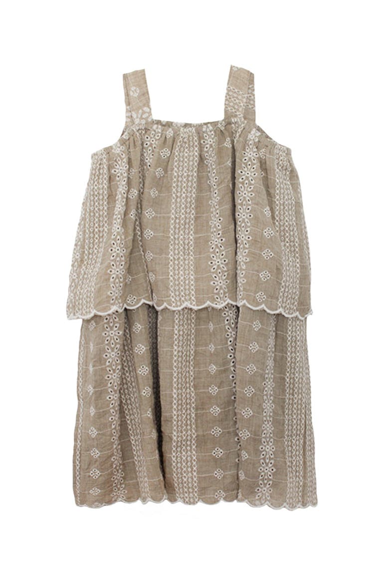 Espresso Sleeveless Dress, Main, color, Brown