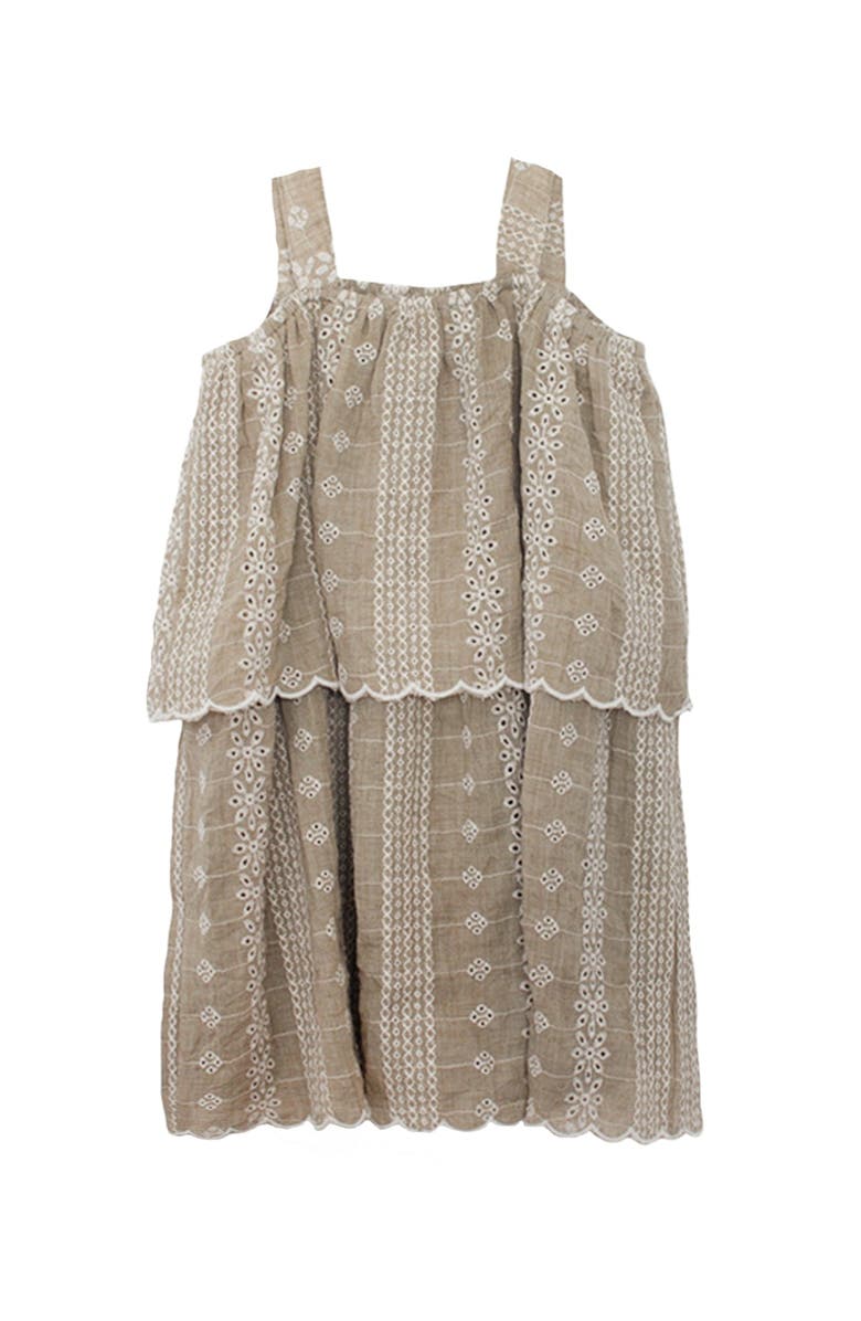 Mabel + Honey Espresso Sleeveless Dress, Main, color,