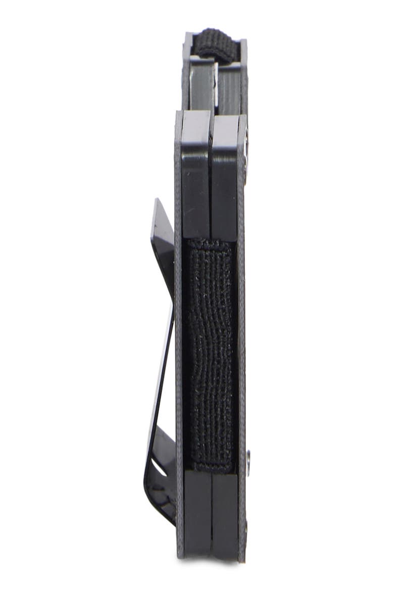Carbon Fiber Hardside Card Case, Alternate, color, BLACK