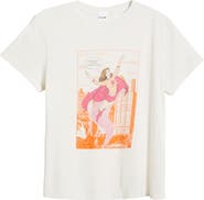 Re/Done Classic Superhero Graphic T-Shirt