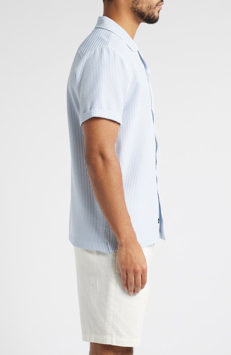 Rails Amalfi Short Sleeve Seersucker Button-Up Shirt, Alternate, color,