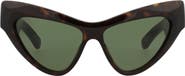 Gucci 57mm Novelty Cat Eye Sunglasses