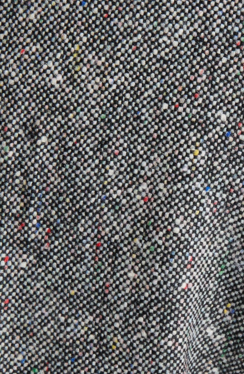 Valentino Natté Buttoned Weave Virgin Wool Blend Pants, Alternate, color, Ivory/ Black