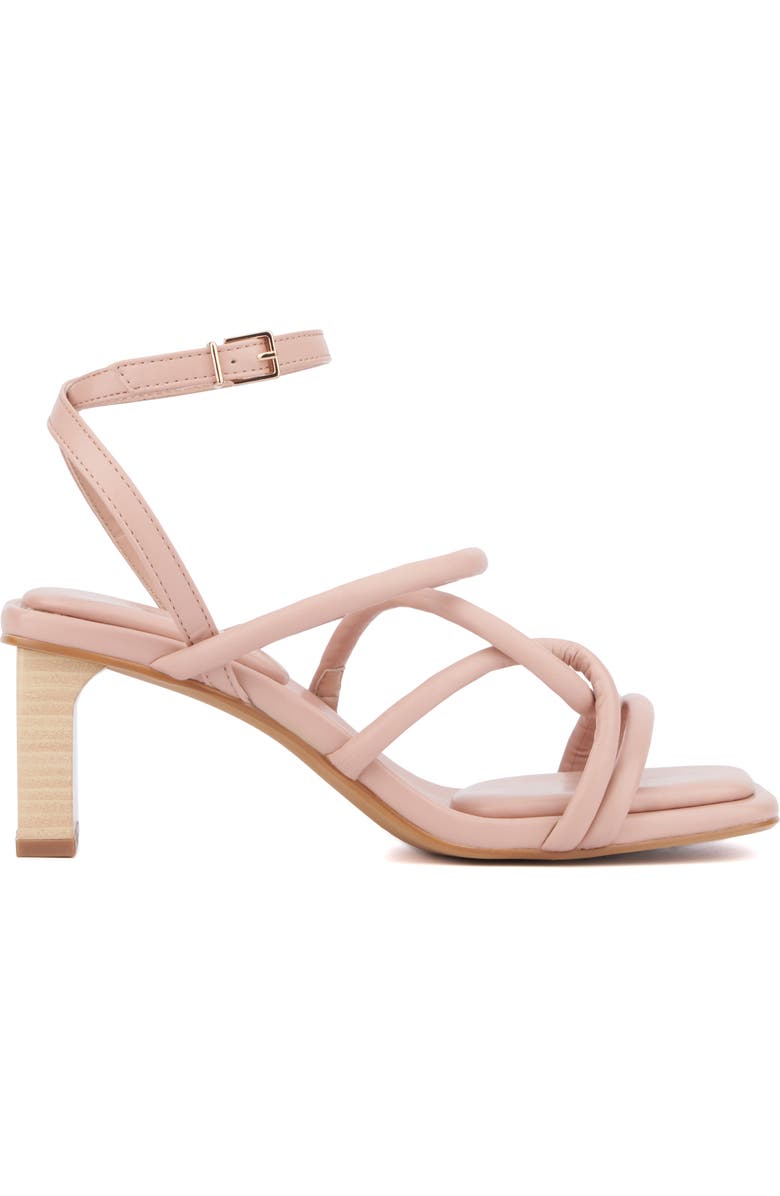 Fashion to Figure Ohara Strappy Block Heel Sandal - Wide Width, Alternate, color, Light Pink