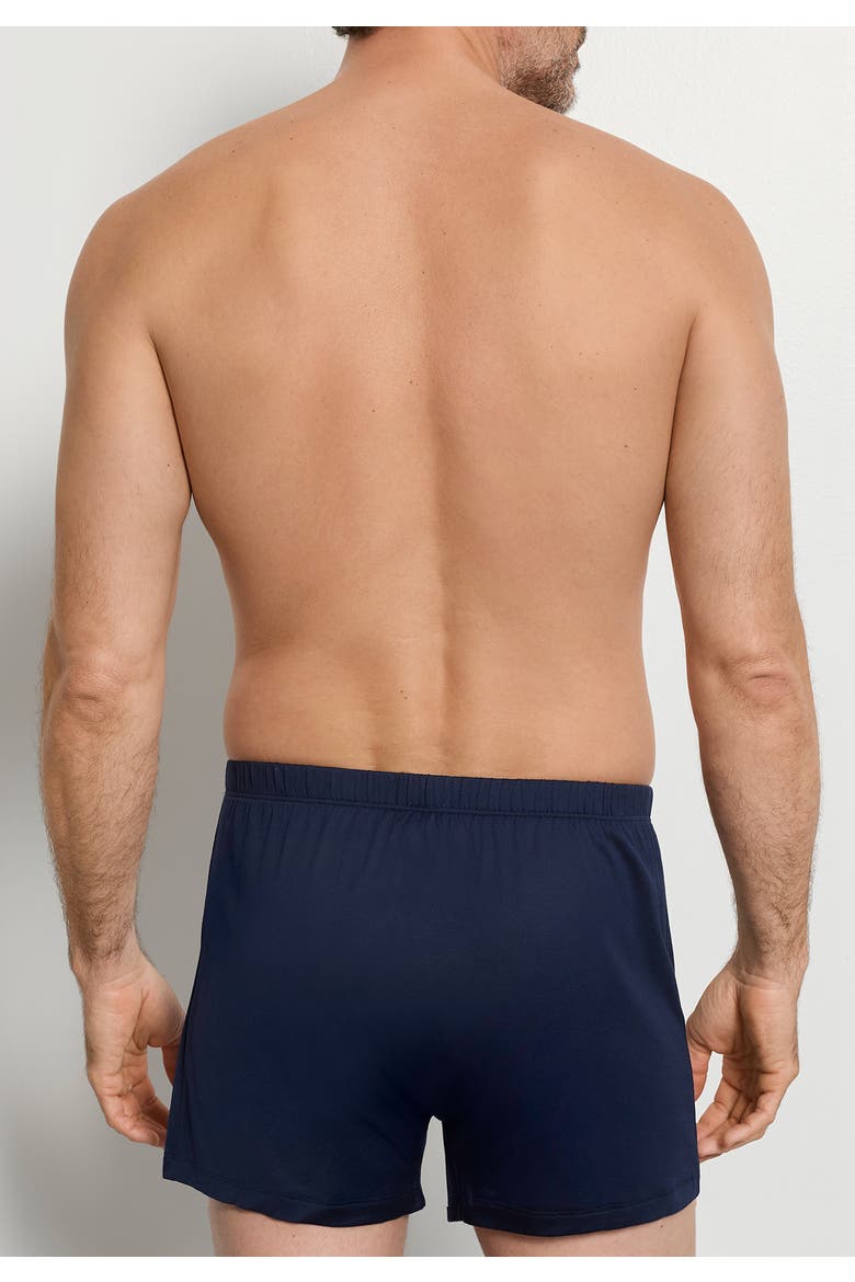Cotton Sporty Button Fly Cotton Boxer, Alternate, color, Deep Navy