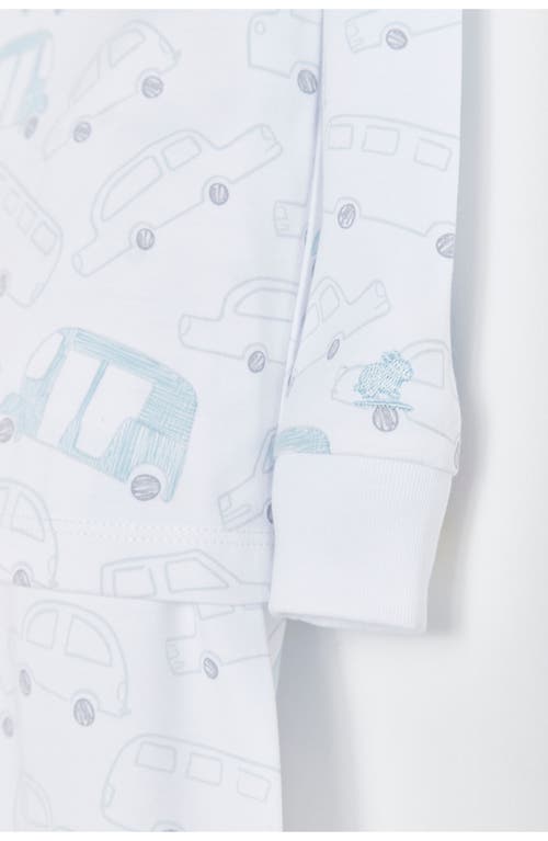 Babycottons Tuc Snug Fit Long Pajama Set For Infant In White