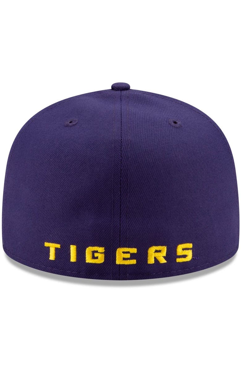 New Era Men's New Era Purple LSU Tigers Basic 59FIFTY Team Fitted Hat, Alternate, color, 