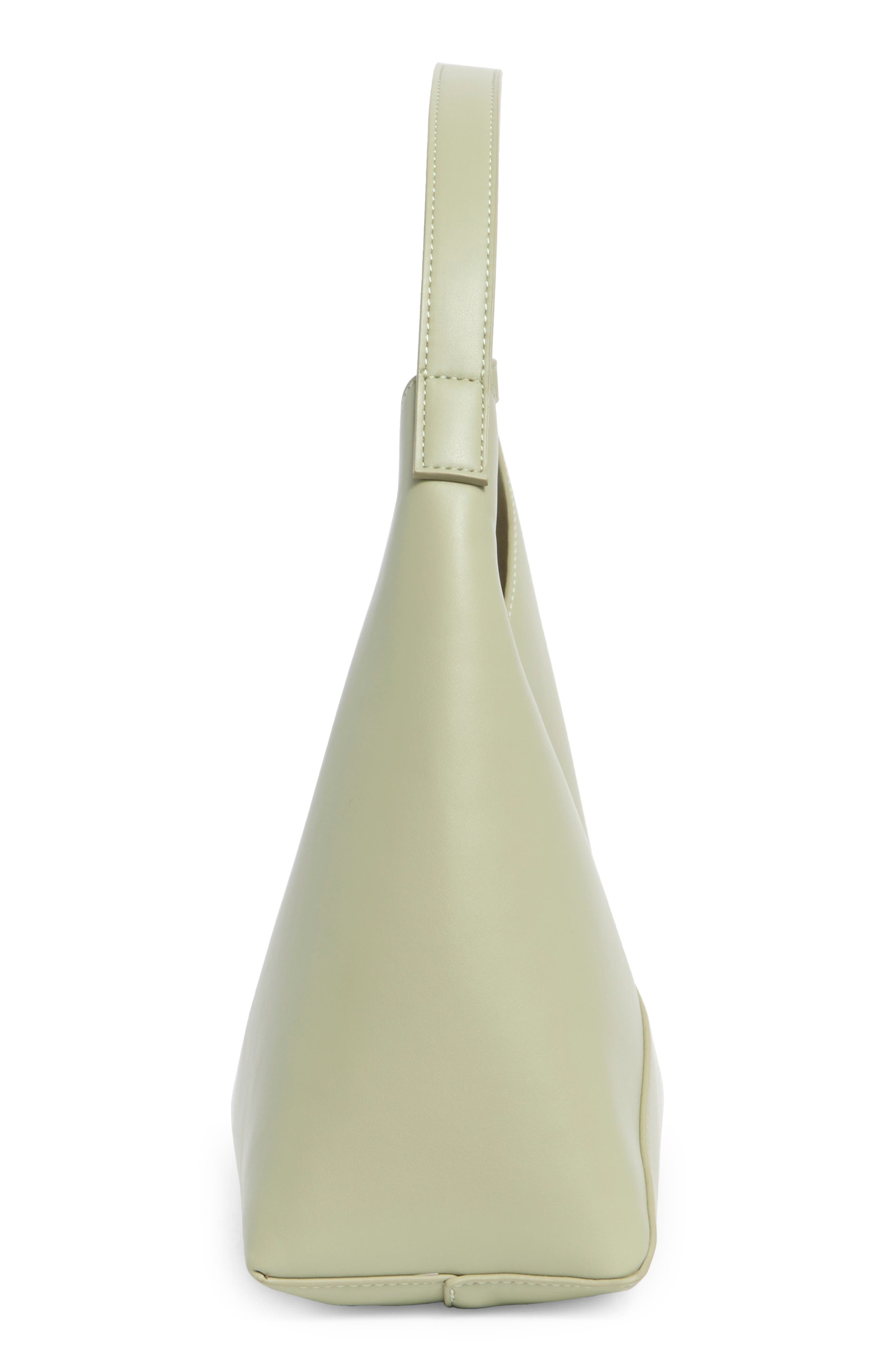 BCBG Triangle Hobo Bag, Alternate, color, Clay Green