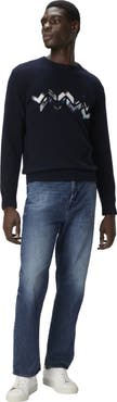 Missoni Crew Neck Sweater With Zigzag Detail