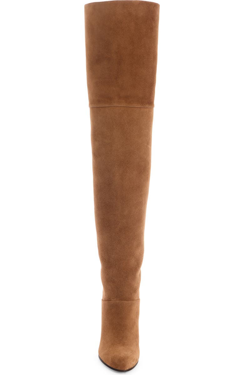 Chloé Eve Over the Knee Boot, Alternate, color, Pure Brown