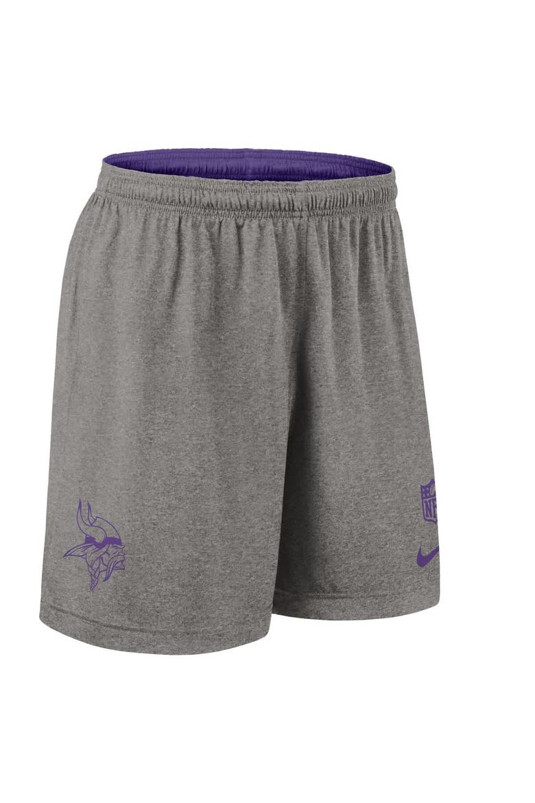 Men's Nike Purple Minnesota Vikings Sideline Reversible Performance Shorts, Alternate, color, Purple