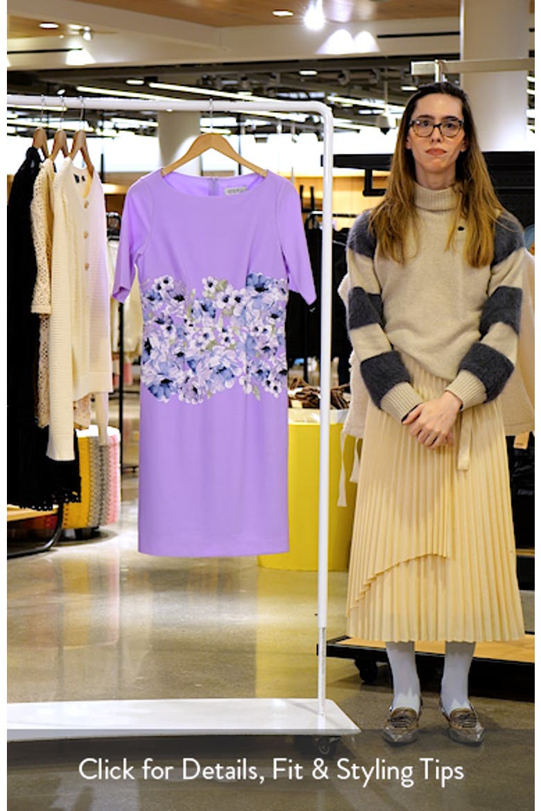 Floral Print Sheath Dress video