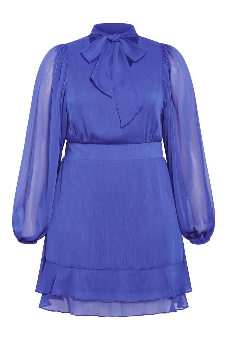 Kendall Long Sleeve Dress, Alternate, color, BLUE