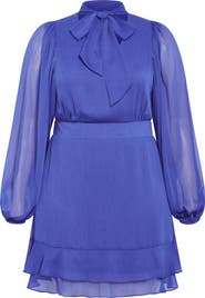 City Chic Kendall Long Sleeve Dress