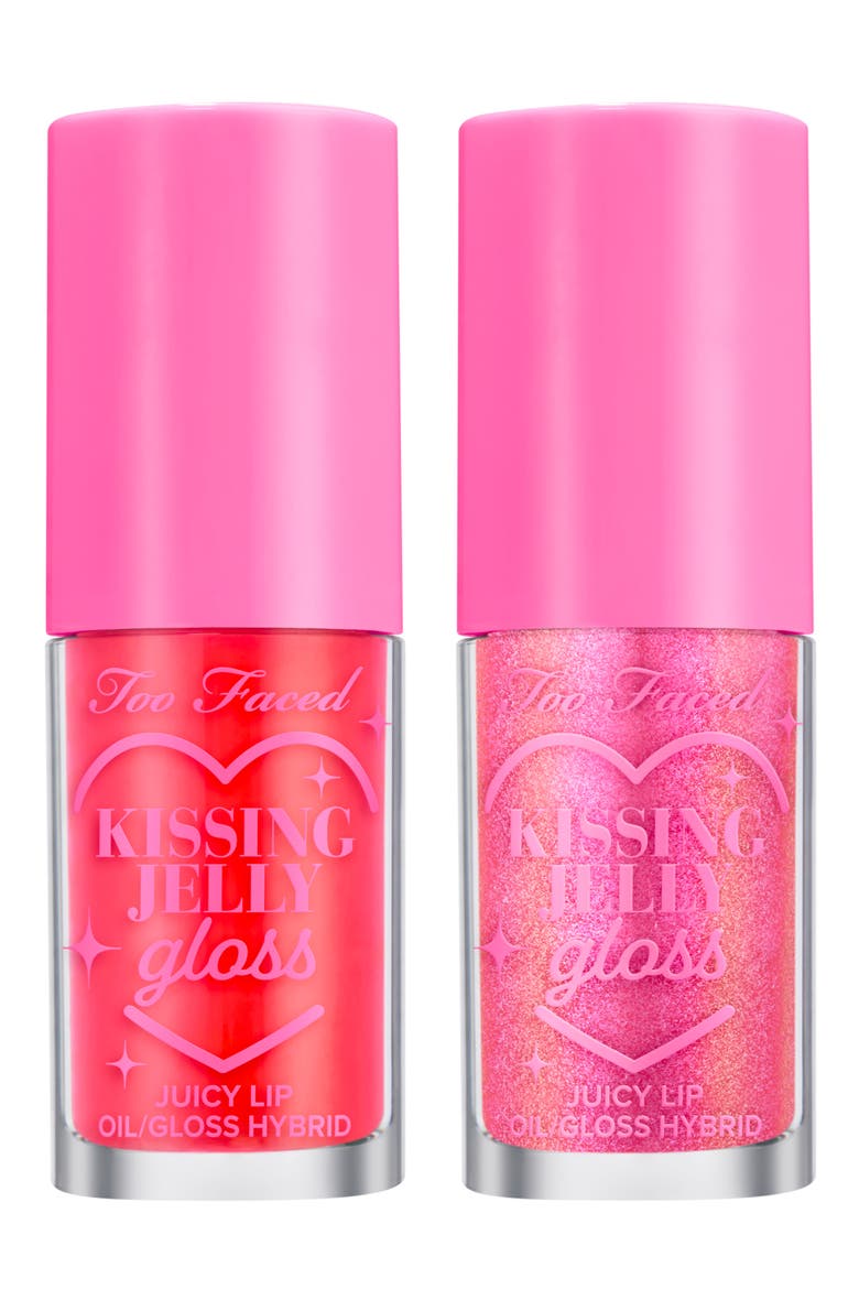 Kissing Jelly Favorites Lip Oil Gloss Set $44 Value, Alternate, color, SOUR WATERMELON AND BUBBLEGUM