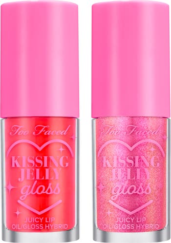 Kissing Jelly Favorites Lip Oil Gloss Set $44 Value