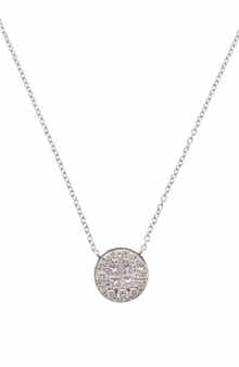 Bony Levy Mika Diamond Circle Pendant Necklace