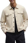 Barefoot Dreams® Brushed Cotton Twill Trucker Jacket