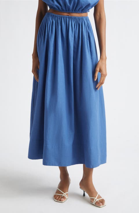 Imogen Linen & Cotton Skirt