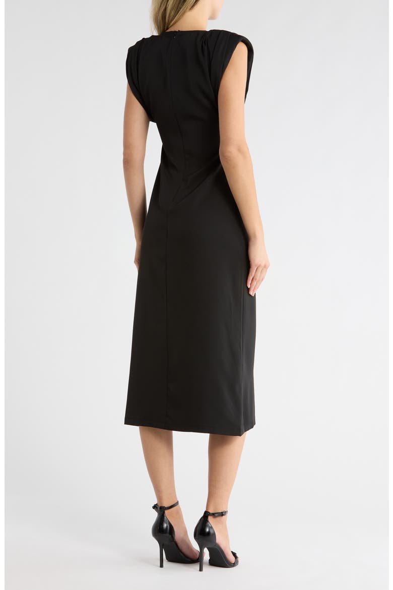Jera Knit Midi Dress, Alternate, color, BLACK