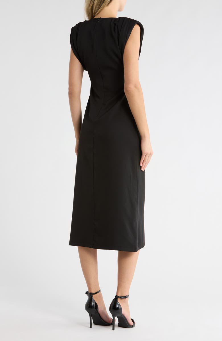 AREA STARS Jera Knit Midi Dress, Alternate, color, Black