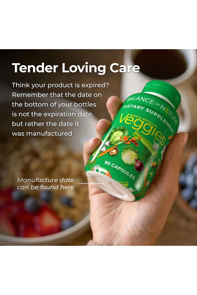 Whole Vegetable Blend Dietary Supplement Capsules, Alternate, color, None