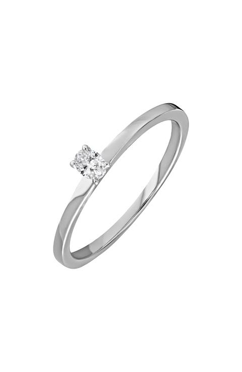 Audrey Diamond Stacking Ring