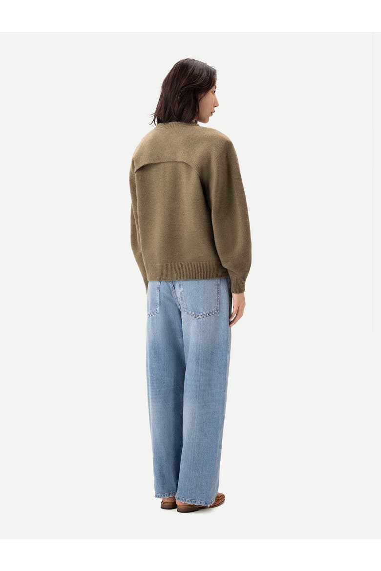Cashmere Crewneck Twin Set, Alternate, color, aloe