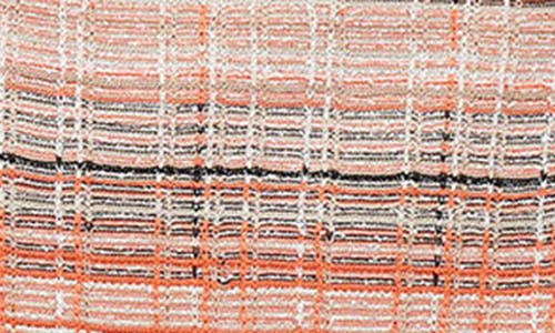 Ming Wang Bouclé Knit A-line Miniskirt In Brown